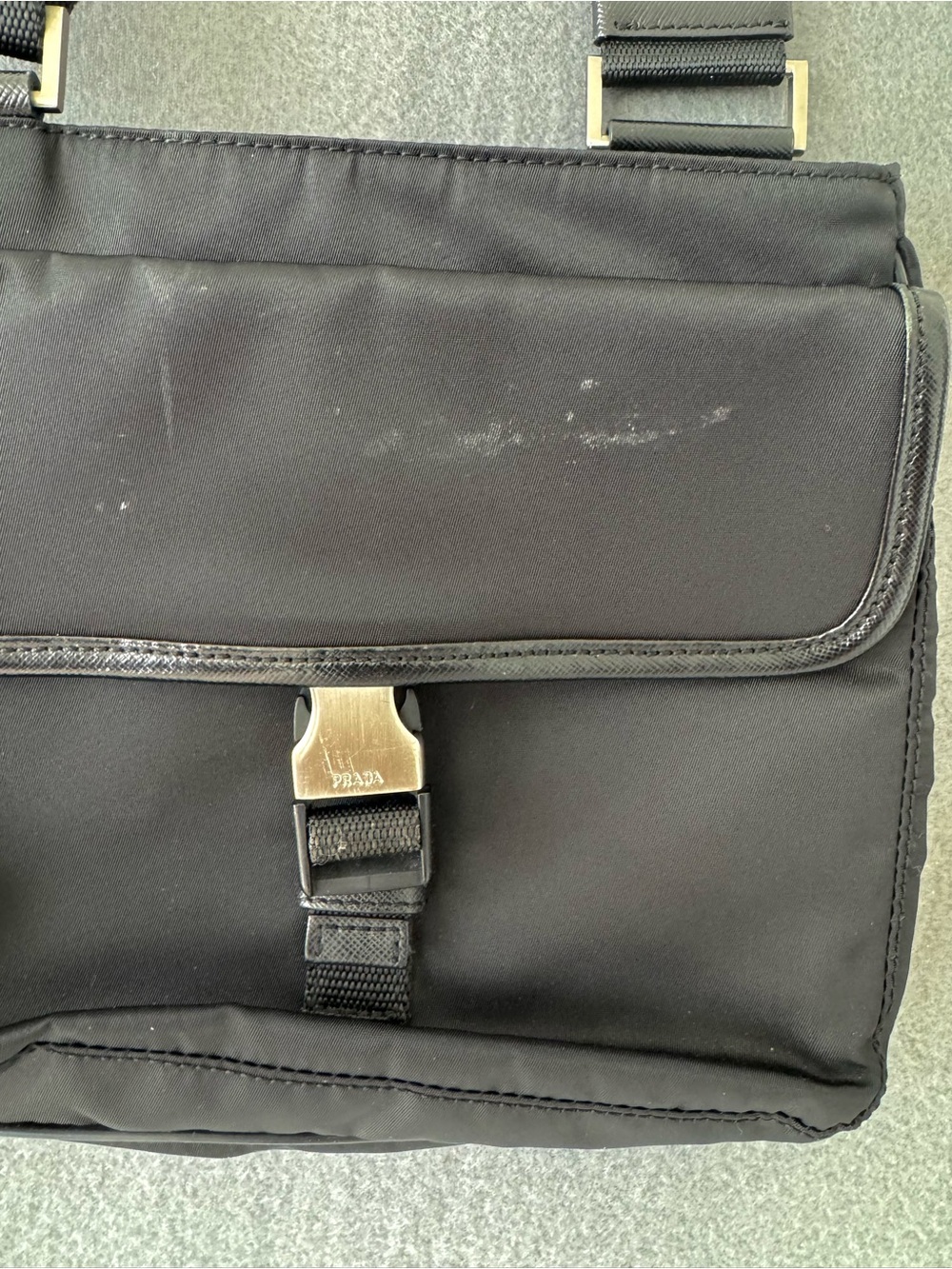 Prada Black Nylon Crossbody Messenger Bag - Picture 16 of 16